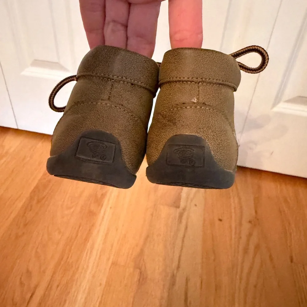 Twister Brown Kids Moccasin Lace-Up Shoes